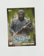 Load image into Gallery viewer, 2016 Walking Dead Season 5 Autographs Mold Chad L. Coleman as Tyreese Williams
