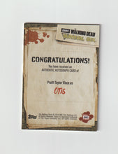 Load image into Gallery viewer, 2016 Walking Dead Survival Box Autographs Pruitt Taylor Vince as Otis
