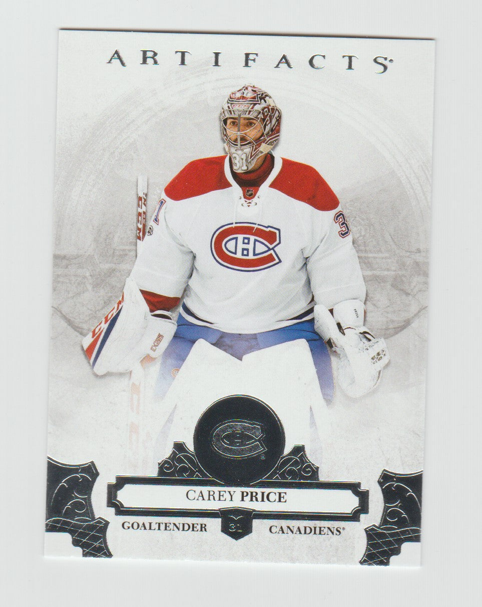 2017-18 Artifacts #72 Carey Price