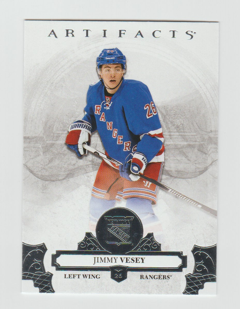 2017-18 Artifacts #77 Jimmy Vesey