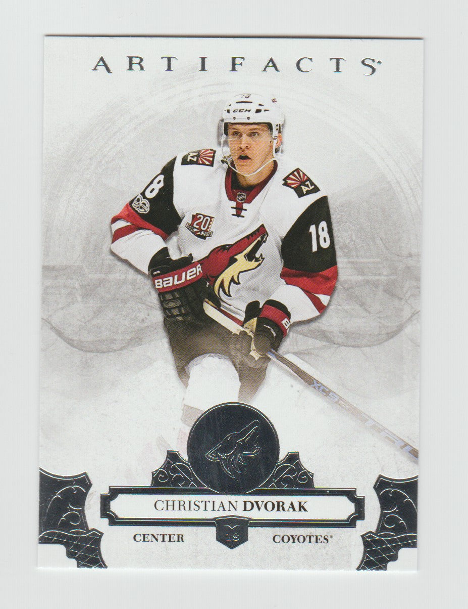 2017-18 Artifacts #84 Christian Dvorak