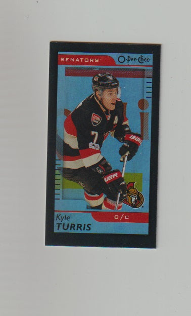 2017-18 O-Pee-Chee Mini Black #M-17 Kyle Turris