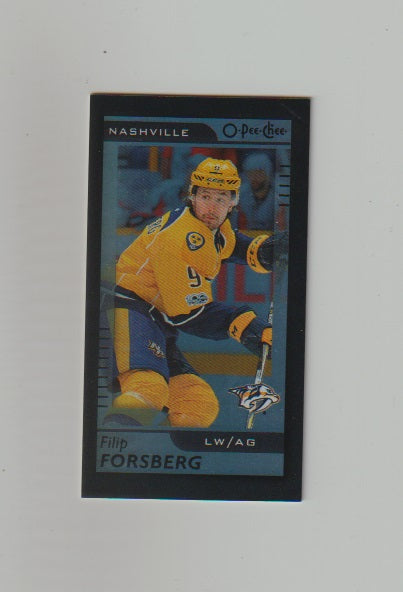 2017-18 O-Pee-Chee Mini Black #M-18 Filip Forsberg