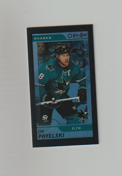 2017-18 O-Pee-Chee Mini Black #M-20 Joe Pavelski