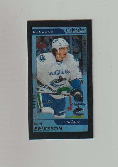 2017-18 O-Pee-Chee Mini Black #M-23 Loui Eriksson