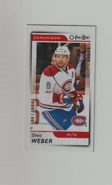 2017-18 O-Pee-Chee Mini #M-19 Shea Weber