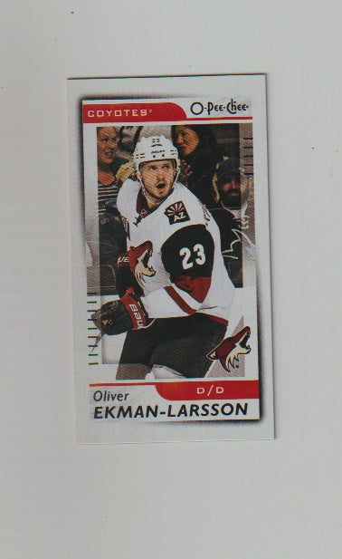 2017-18 O-Pee-Chee Mini #M-25 Oliver Ekman-Larsson