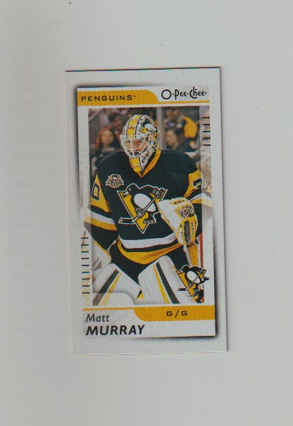 2017-18 O-Pee-Chee Mini #M-40 Matt Murray