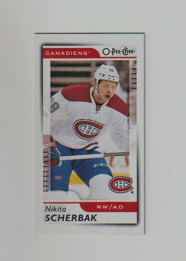 2017-18 O-Pee-Chee Mini #M-47 Nikita Scherbak