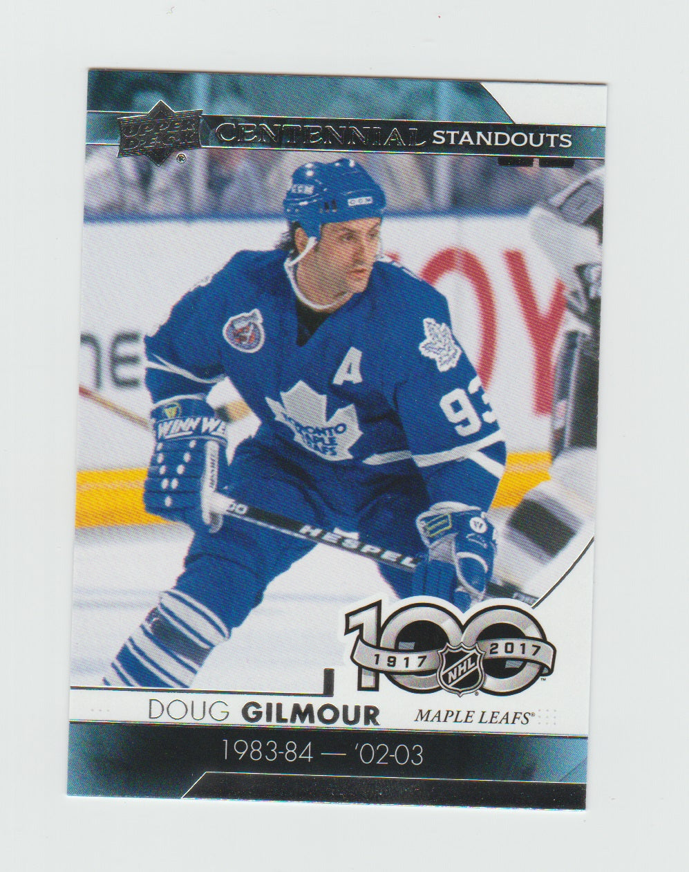 2017-18 Upper Deck Centennial Standouts #CS-93 Doug Gilmour