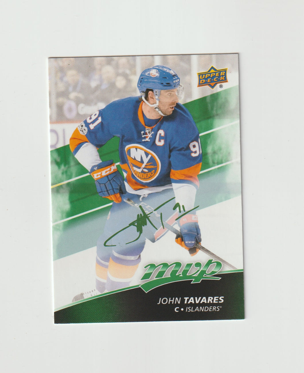 2017-18 Upper Deck MVP Green Script #224 John Tavares