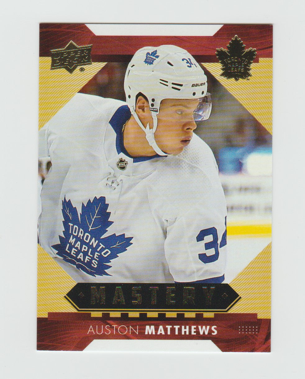 2017-18 Upper Deck Mastery #M-A Auston Matthews