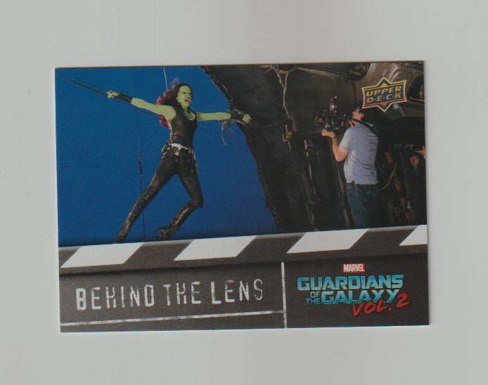 2017 Guardians of the Galaxy Vol 2 Behind The Lens #BTL8 Zoe Saldana uses a grip Off-camera