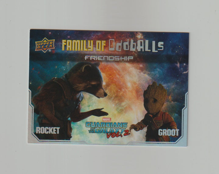 2017 Guardians of the Galaxy Vol 2 Family of Oddballs #F1 Friendship Rocket & Groot