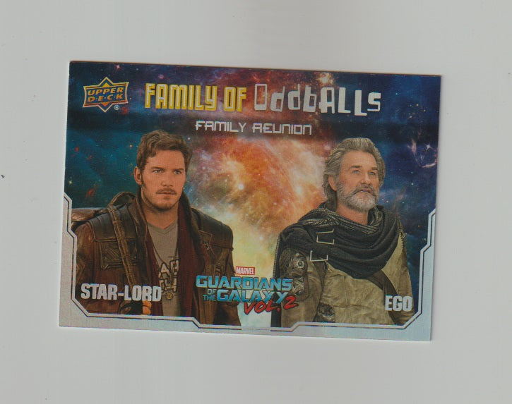 2017 Guardians of the Galaxy Vol 2 Family of Oddballs #F5 Family Reunion Star-Lord & Ego