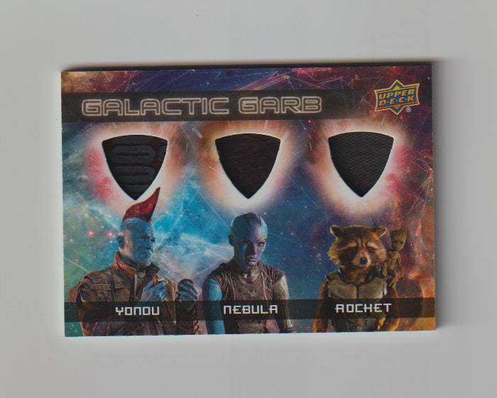 2017 Guardians of the Galaxy Vol 2 Galactic Garb Triple #TM-2 Yondu, Nebula & Rocket