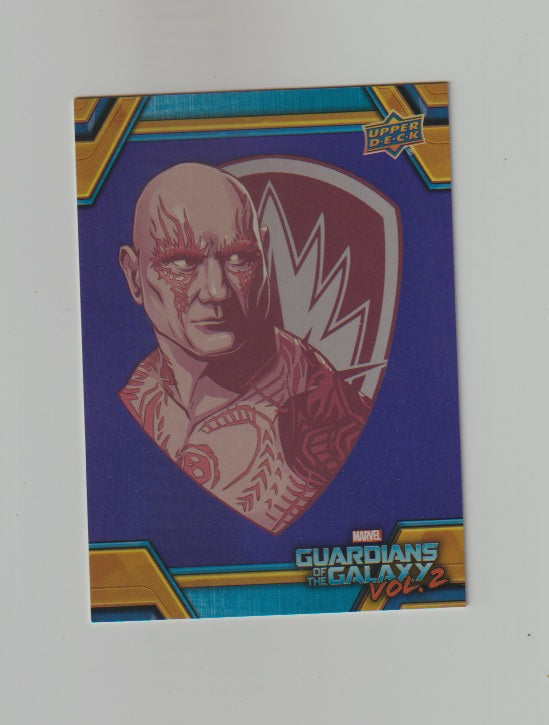 2017 Guardians of the Galaxy Vol 2 Walmart Exclusives Purple Foil #RB-18 Drax