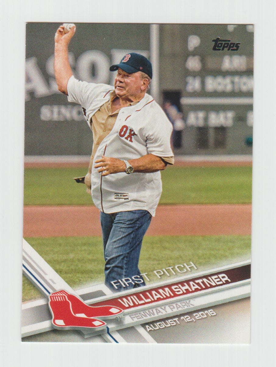 2017 Topps First Pitch #FP-1 William Shatner