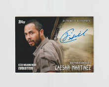 Load image into Gallery viewer, 2017 Walking Dead Evolution Autographs #A-JC Jose Pablo Cantillo as Caesar Martinez
