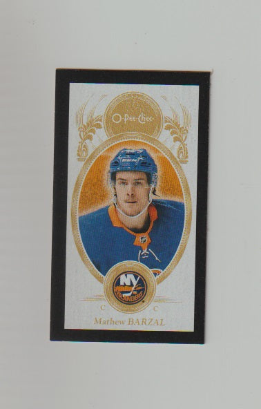 2018-19 O-Pee-Chee Mini Black #M-19 Mathew Barzal