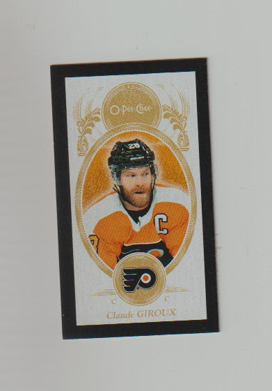 2018-19 O-Pee-Chee Mini Black #M-26 Claude Giroux