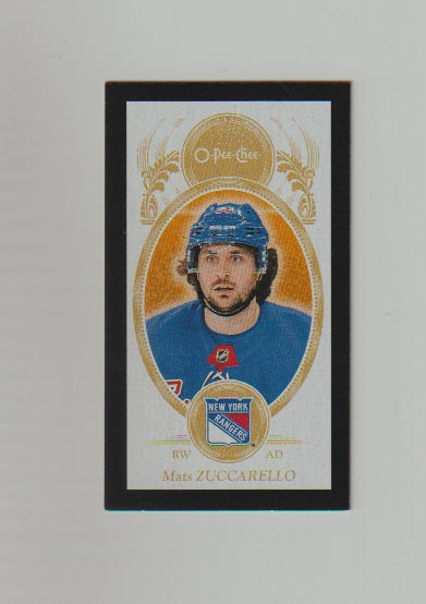 2018-19 O-Pee-Chee Mini Black #M-27 Mats Zuccarello