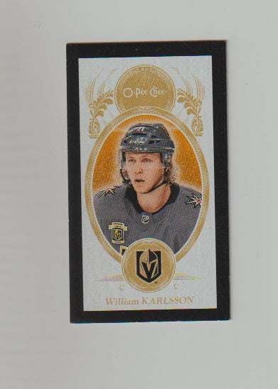 2018-19 O-Pee-Chee Mini Black #M-30 William Karlsson