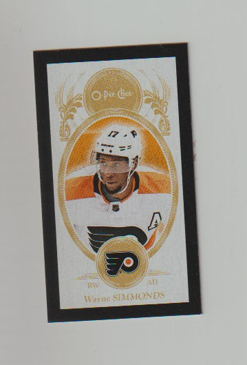 2018-19 O-Pee-Chee Mini Black #M-36 Wayne Simmonds