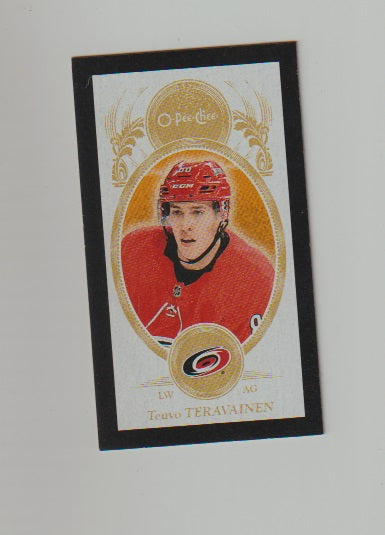 2018-19 O-Pee-Chee Mini Black #M-44 Teuvo Teravainen