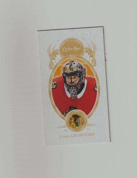 2018-19 O-Pee-Chee Mini #M-32 Corey Crawford