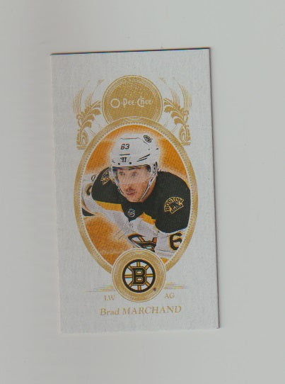 2018-19 O-Pee-Chee Mini #M-3 Brad Marchand