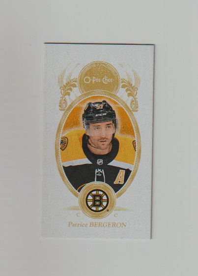 2018-19 O-Pee-Chee Mini #M-40 Patrice Bergeron