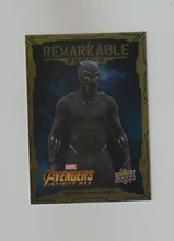 Load image into Gallery viewer, 2018 Avengers Infinity War Remarkable People #RP4 Black Panther
