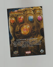 Load image into Gallery viewer, 2018 Avengers Infinity War Remarkable People #RP6 Captain America
