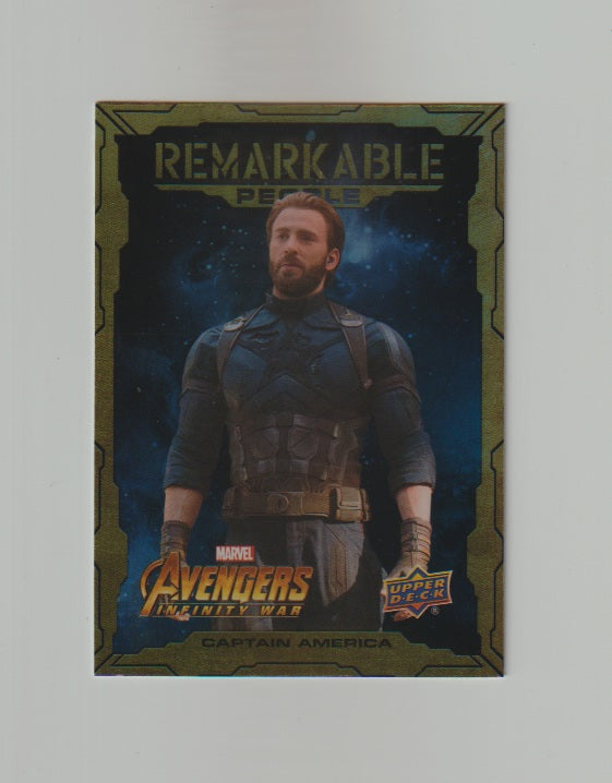 2018 Avengers Infinity War Remarkable People #RP6 Captain America