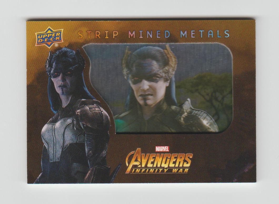 2018 Avengers Infinity War Strip Mined Metals #SMM12 Proxima Midnight