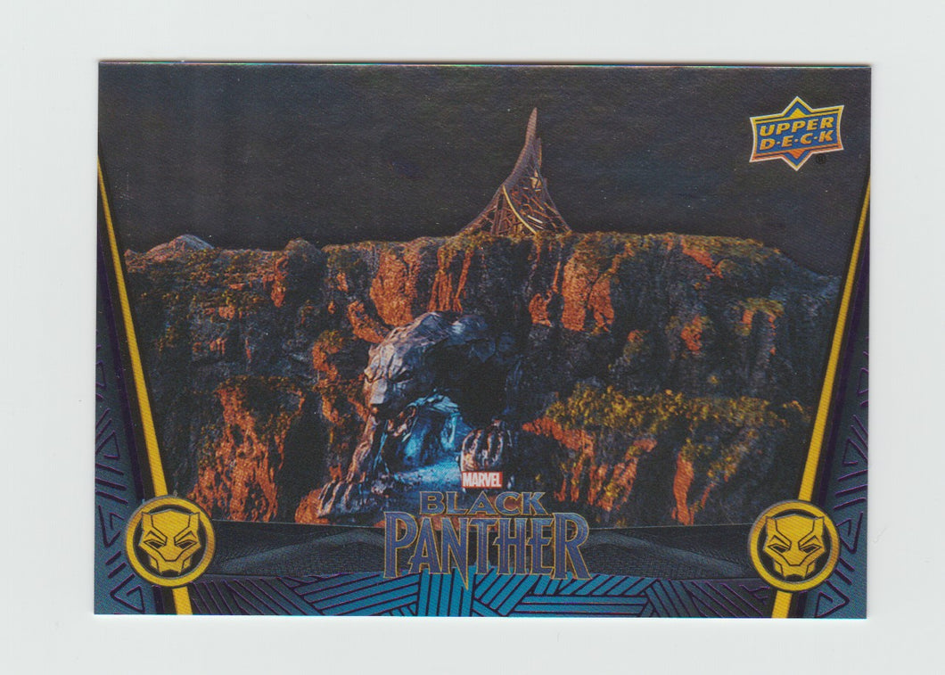 2018 Black Panther Silver Foil #30 Mount Bashenga