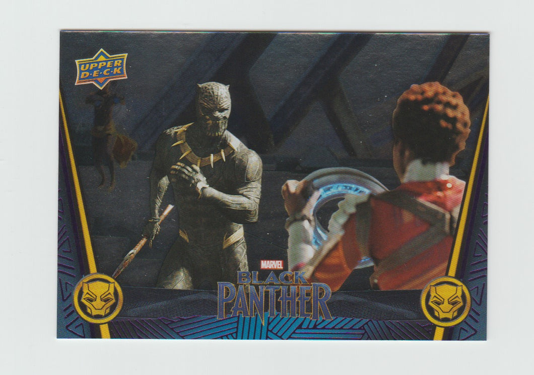 2018 Black Panther Silver Foil #86 Killmonger Proves too Strong