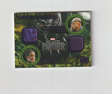 Load image into Gallery viewer, 2018 Black Panther The Kings Mantle Dual Memorabilia #KD-ZS Forest Whitaker as Zuri &amp; Letitia Wright as Shuri
