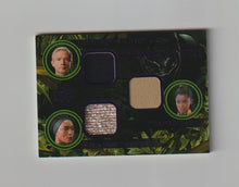 Load image into Gallery viewer, 2018 Black Panther The Kings Mantle Triple Memorabilia #KT-RSR Martin Freeman as Everett K Ross, Letitia Wright as Shuri &amp; Angela Bassett as Ramonda
