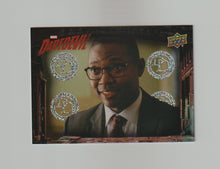 Load image into Gallery viewer, 2018 Daredevil Seasons 1 &amp; 2 Daredevil Speckle Foil #76 S2E5 Prosecuting Frank Castle
