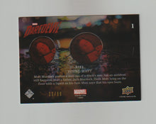 Load image into Gallery viewer, 2018 Daredevil Seasons 1 &amp; 2 Daredevil Yellow Foil #1 S1E1 Young Matt
