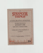 Load image into Gallery viewer, 2018 Stranger Things Season 1 Autographs #A-CA Chelsea Talmadge as Carol
