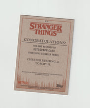 Load image into Gallery viewer, 2018 Stranger Things Season 1 Autographs #A-TH Chester Rushing as Tommy H
