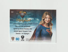 Load image into Gallery viewer, 2018 Supergirl Season 1 Autohgraphs #BV Briana Venskus as Agent Vasquez
