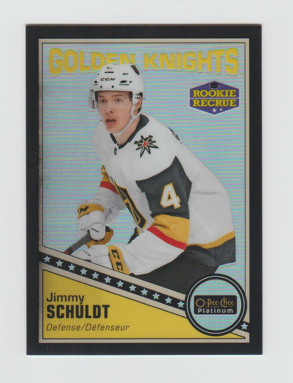 2019-20 O-Pee-Chee Platinum Retro Black Pack Wars #R-79 Jimmy Schuldt