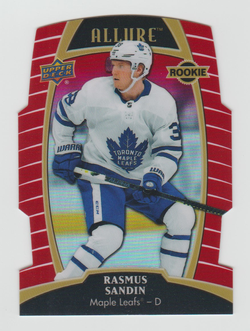 2019-20 Upper Deck Allure Red Rainbow #92 Rasmus Sandin