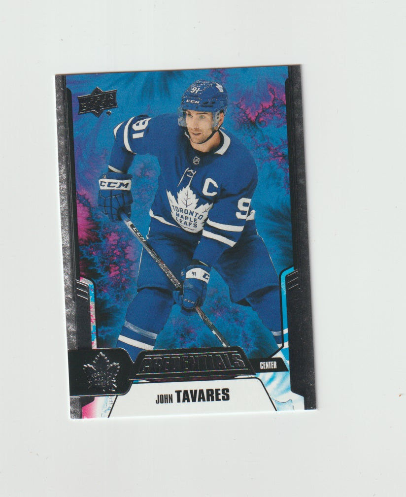 2019-20 Upper Deck Credentials Mandelbrot Fractal #30 John Tavares