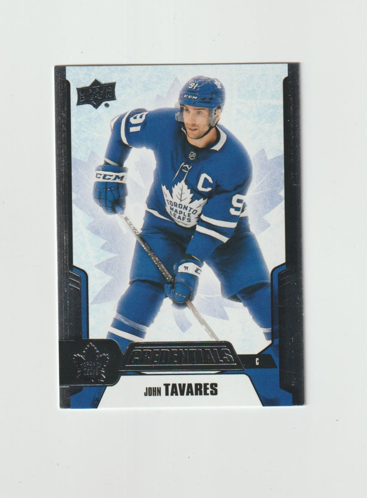 2019-20 Upper Deck Credentials #30 John Tavares