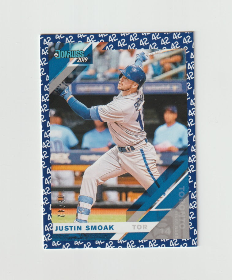 2019 Donruss 42 Tribute #97 Justin Smoak